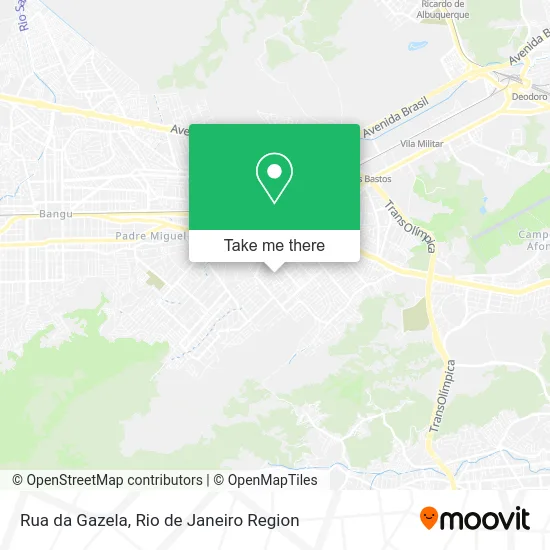Rua da Gazela map