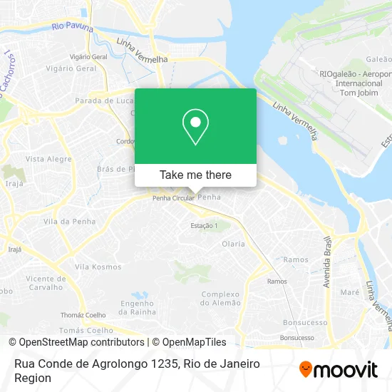 Rua Conde de Agrolongo 1235 map