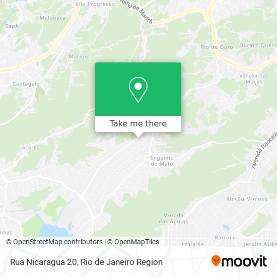 Rua Nicaragua 20 map