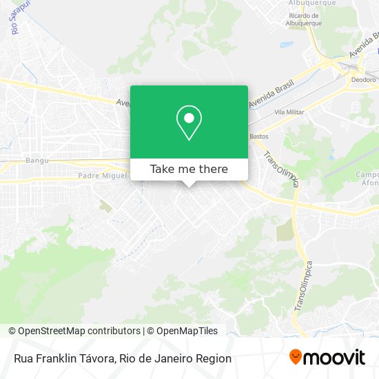 Mapa Rua Franklin Távora