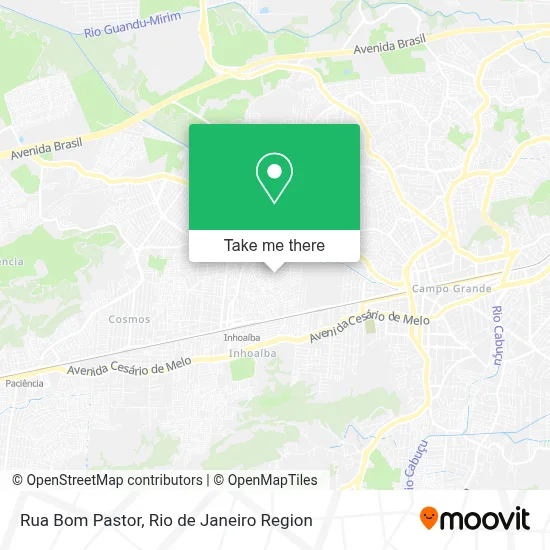 Rua Bom Pastor map