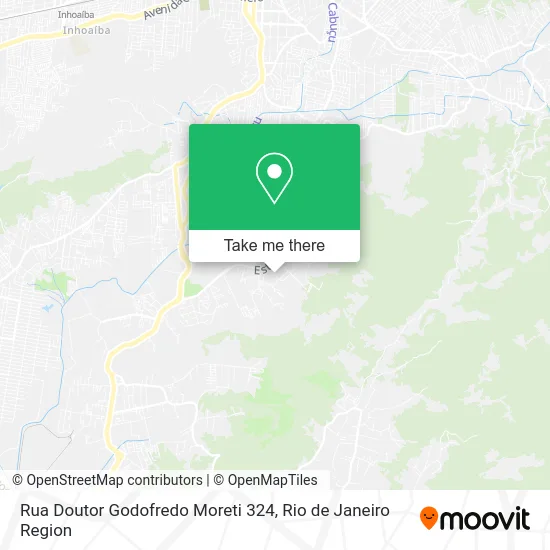 Rua Doutor Godofredo Moreti 324 map