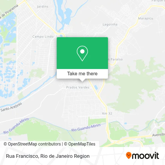 Rua Francisco map