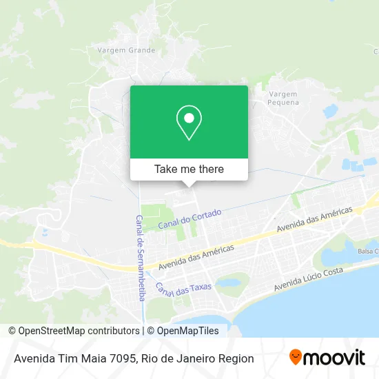 Avenida Tim Maia 7095 map