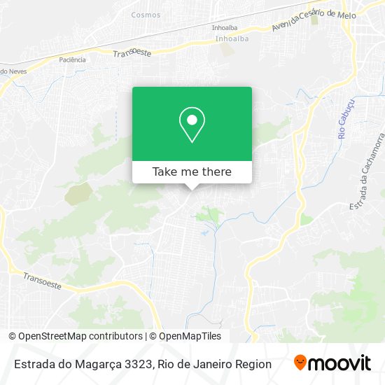 Estrada do Magarça 3323 map