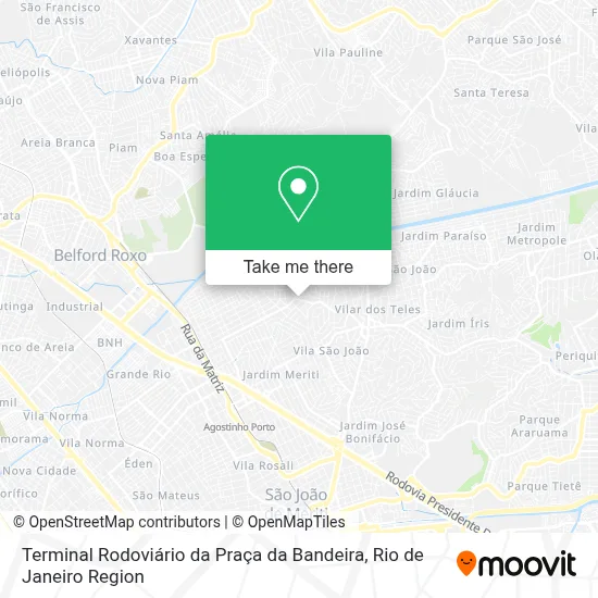 Terminal Rodoviário da Praça da Bandeira map