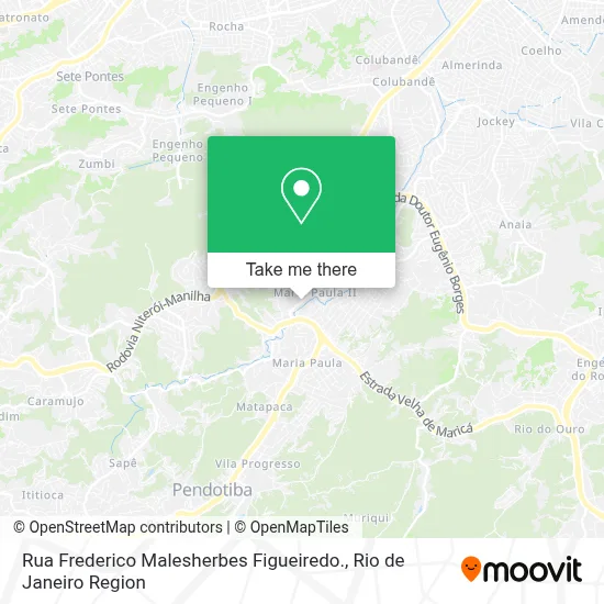 Rua Frederico Malesherbes Figueiredo. map
