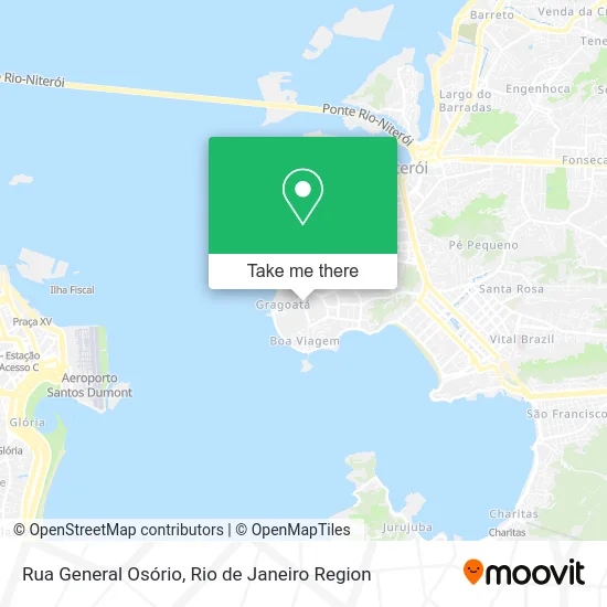 Rua General Osório map