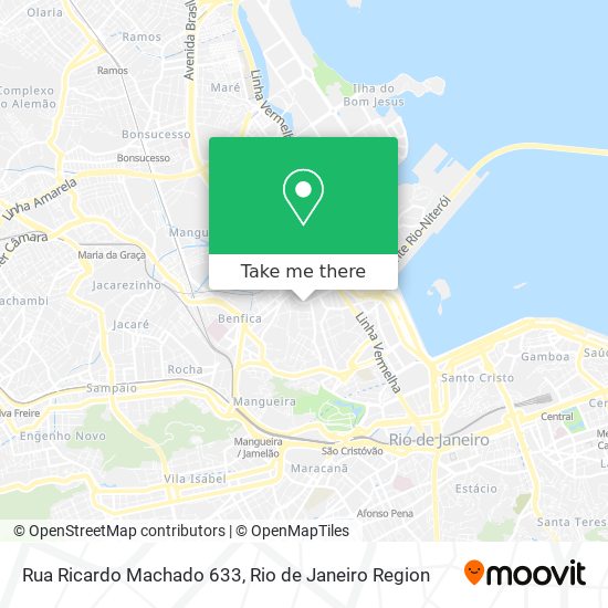 Rua Ricardo Machado 633 map