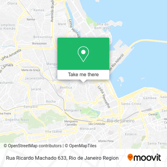 Rua Ricardo Machado 633 map