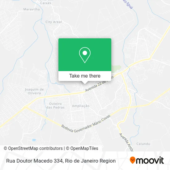 Rua Doutor Macedo 334 map