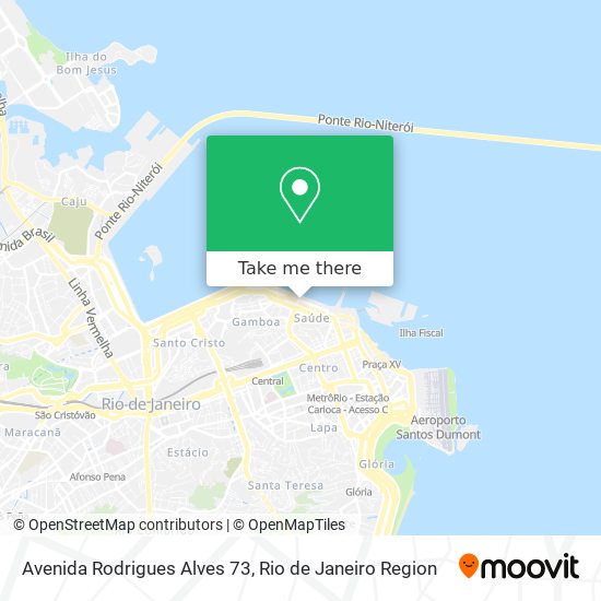 Mapa Avenida Rodrigues Alves 73