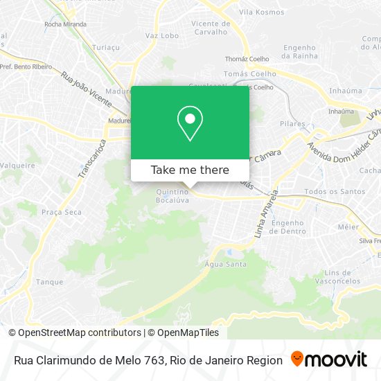 Mapa Rua Clarimundo de Melo 763