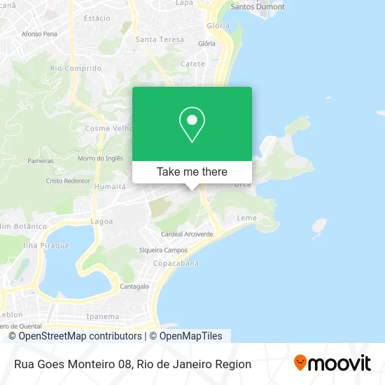 Rua Goes Monteiro 08 map