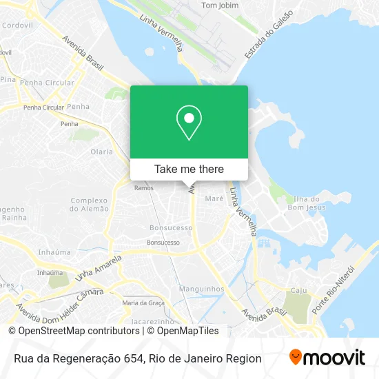 Rua da Regeneração 654 map