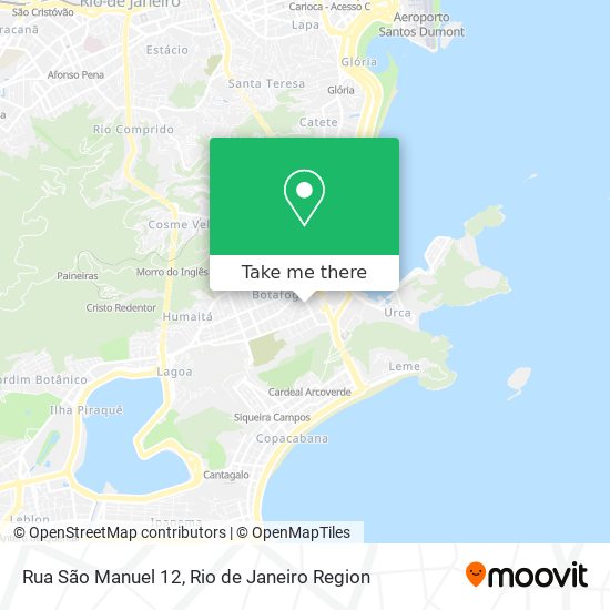 Mapa Rua São Manuel 12