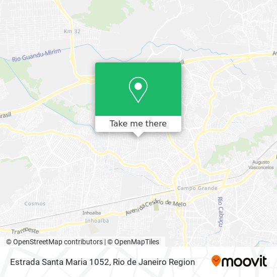 Estrada Santa Maria 1052 map