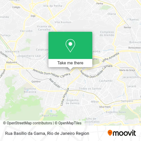 Rua Basílio da Gama map