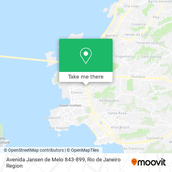 Avenida Jansen de Melo 843-899 map