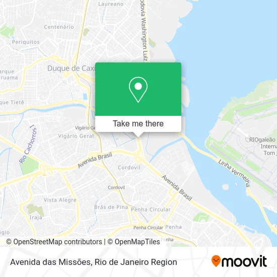 Avenida das Missões map