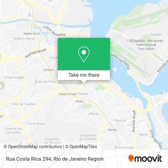 Rua Costa Rica 294 map