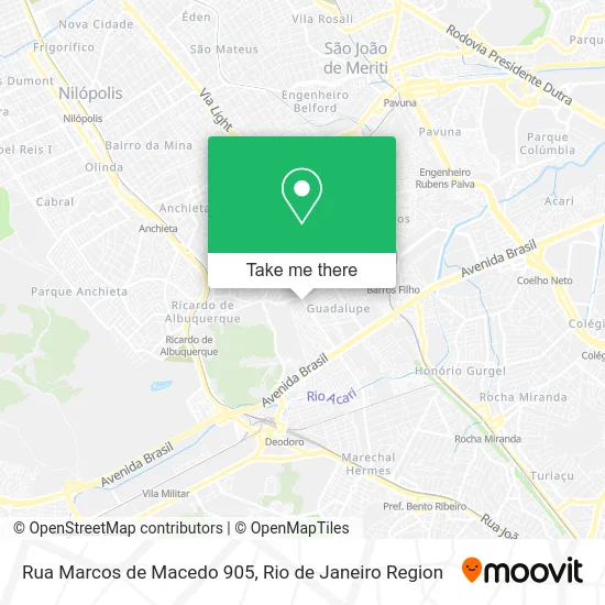 Rua Marcos de Macedo 905 map
