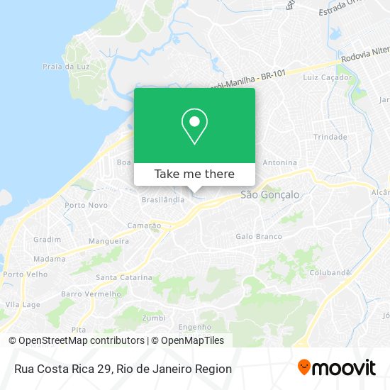 Rua Costa Rica 29 map