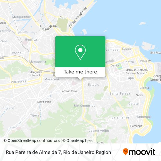 Mapa Rua Pereira de Almeida 7