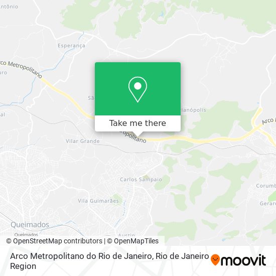 Arco Metropolitano do Rio de Janeiro map