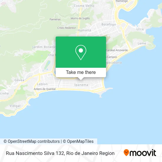 Rua Nascimento Silva 132 map