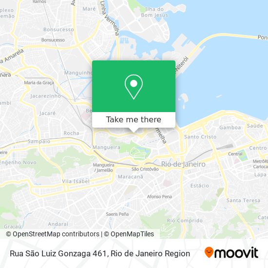 Mapa Rua São Luiz Gonzaga 461