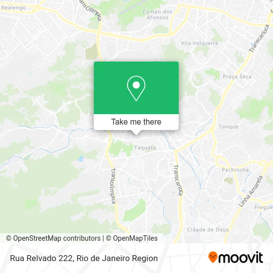 Rua Relvado 222 map