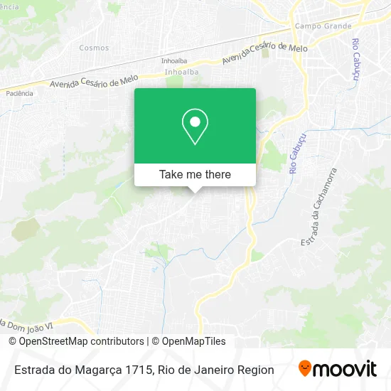 Estrada do Magarça 1715 map