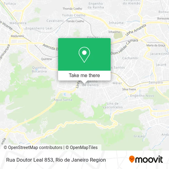 Rua Doutor Leal 853 map