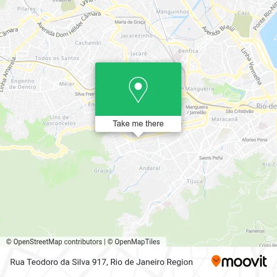 Rua Teodoro da Silva 917 map