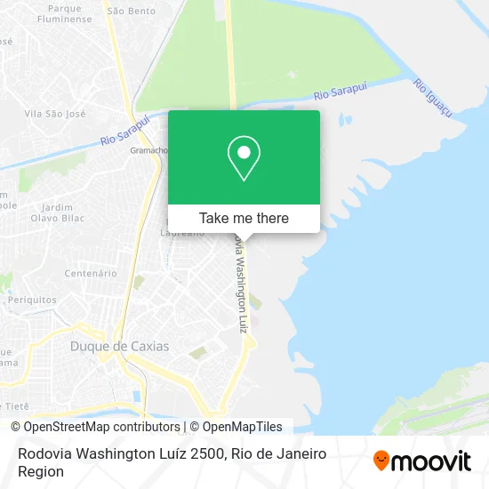 Rodovia Washington Luíz 2500 map