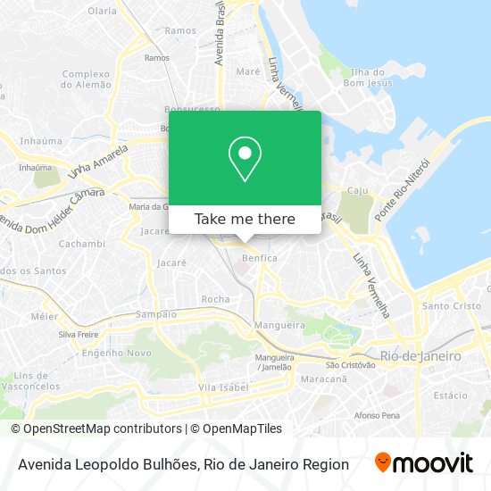 Mapa Avenida Leopoldo Bulhões