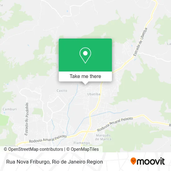 Rua Nova Friburgo map