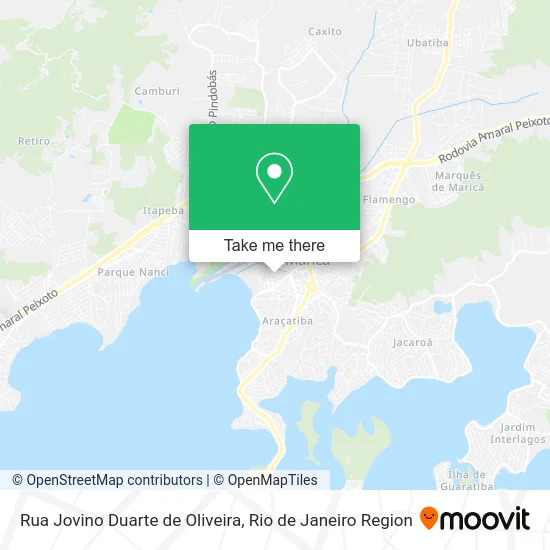 Rua Jovino Duarte de Oliveira map