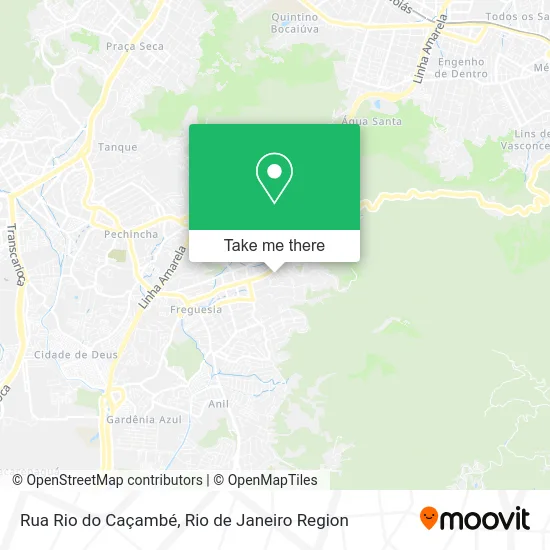 Rua Rio do Caçambé map