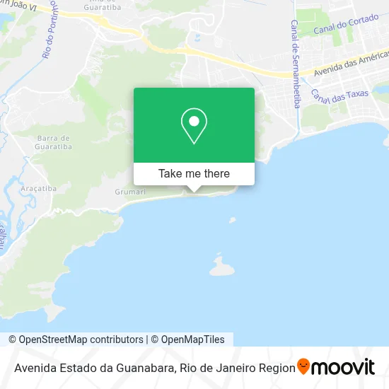 Avenida Estado da Guanabara map