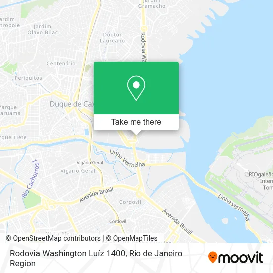 Rodovia Washington Luíz 1400 map