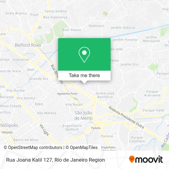 Rua Joana Kalil 127 map