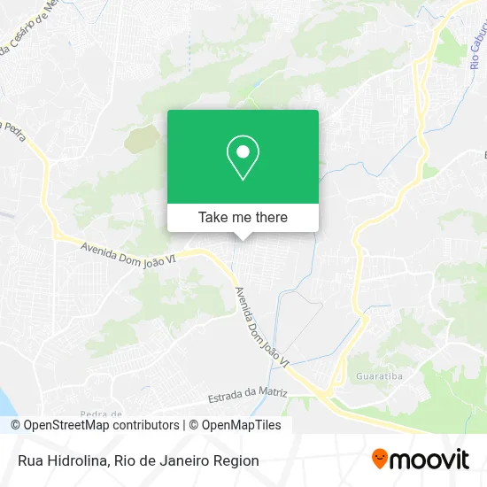 Rua Hidrolina map