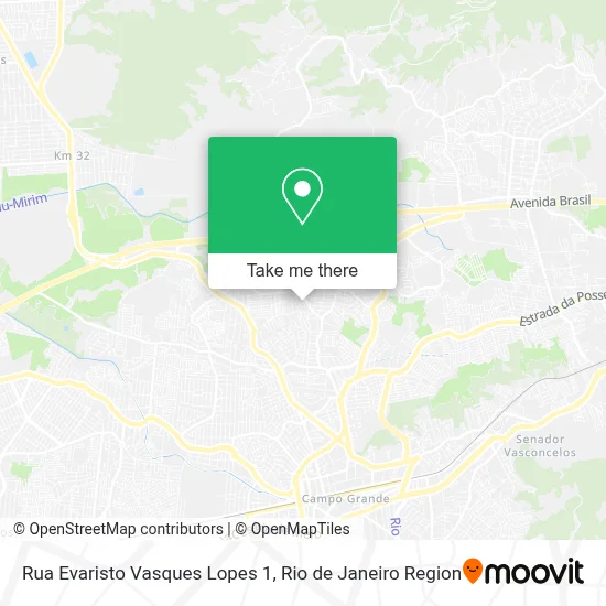 Rua Evaristo Vasques Lopes 1 map