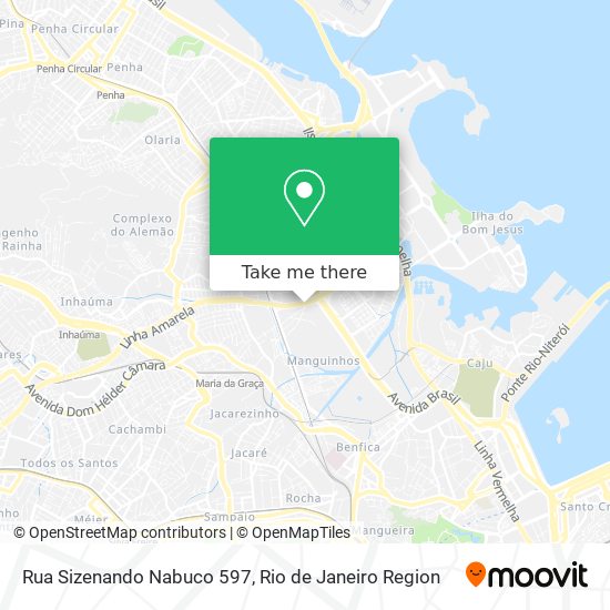 Mapa Rua Sizenando Nabuco 597