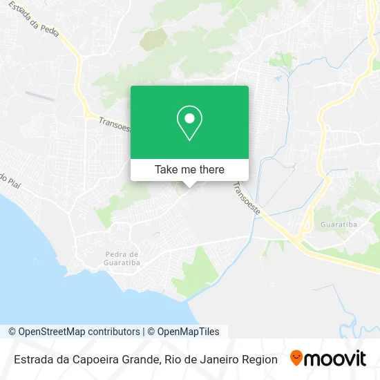 Estrada da Capoeira Grande map