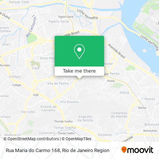 Rua Maria do Carmo 168 map