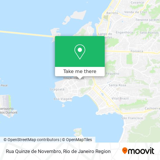 Mapa Rua Quinze de Novembro