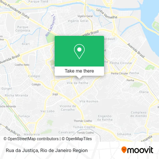 Rua da Justiça map